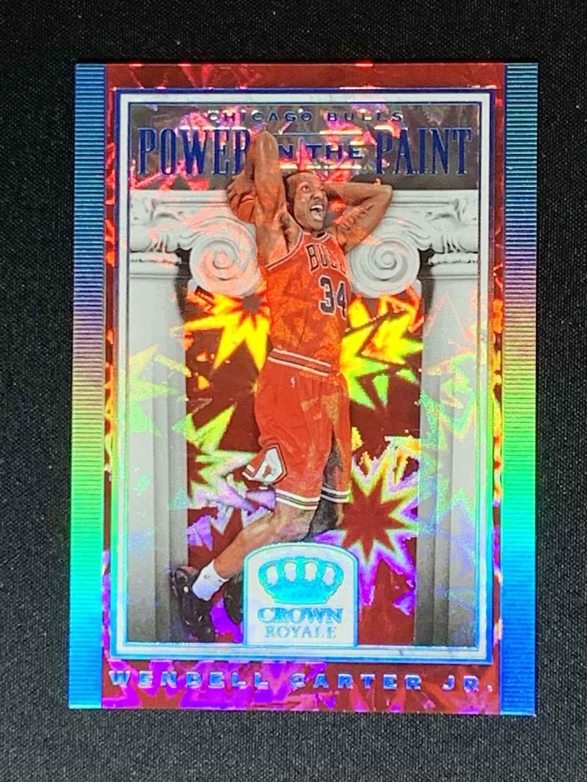 2018-19 Panini Crown Royale Power in the Paint Wendell Carter Jr #5 Rookie RC