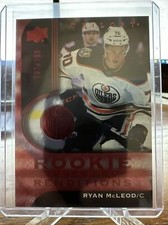 20-21 2020-21 UD Trilogy Ryan McLeod /799 Rookie Renditions #RR-23 RC Oilers