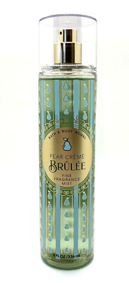 Bath & Body Works PEAR CREME BRULEE Fragrance Mist CARMELIZED SUGAR WHIP CREAM