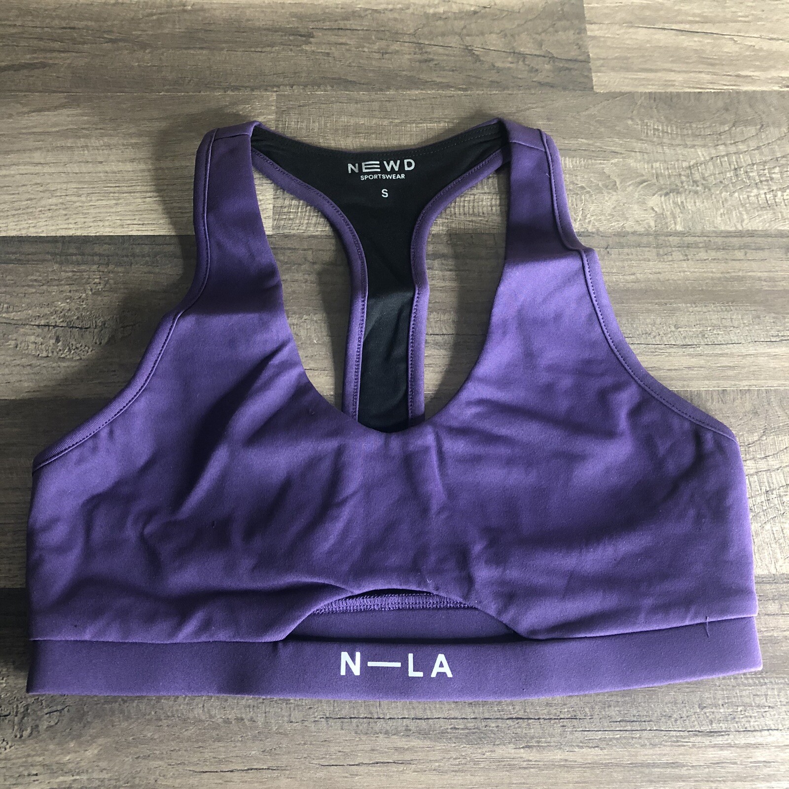 NEWD Sports Bra Purple Small-image