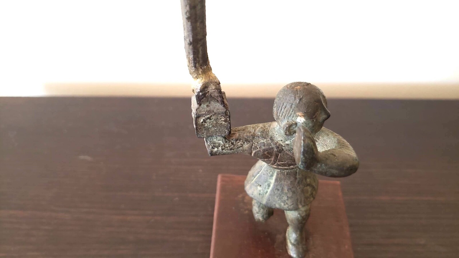 Vintage 1970s ~ Alva Museum Replica: Bear Tamer Statue from the Smithsonian