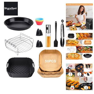 Heißluftfritteuse Zubehör, Airfryer Zubehörnur für COSORI 5,5L, Philips Airfr...