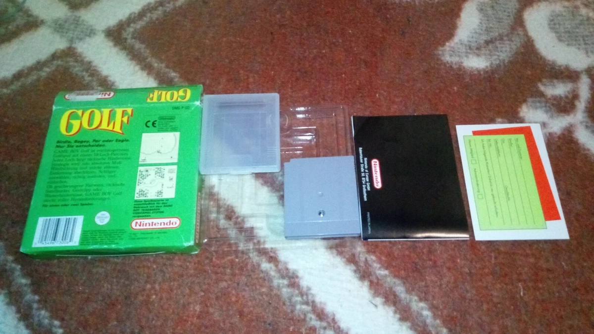 GOLF gameboy game boy pal Germany pocket color classic nintendo mario
