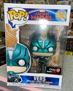 gamestop captain marvel pop