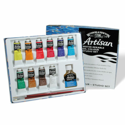 Winsor & Newton Handwerk Wasser mischbare Ölfarbe 14 Stück Studio Geschenkset 
