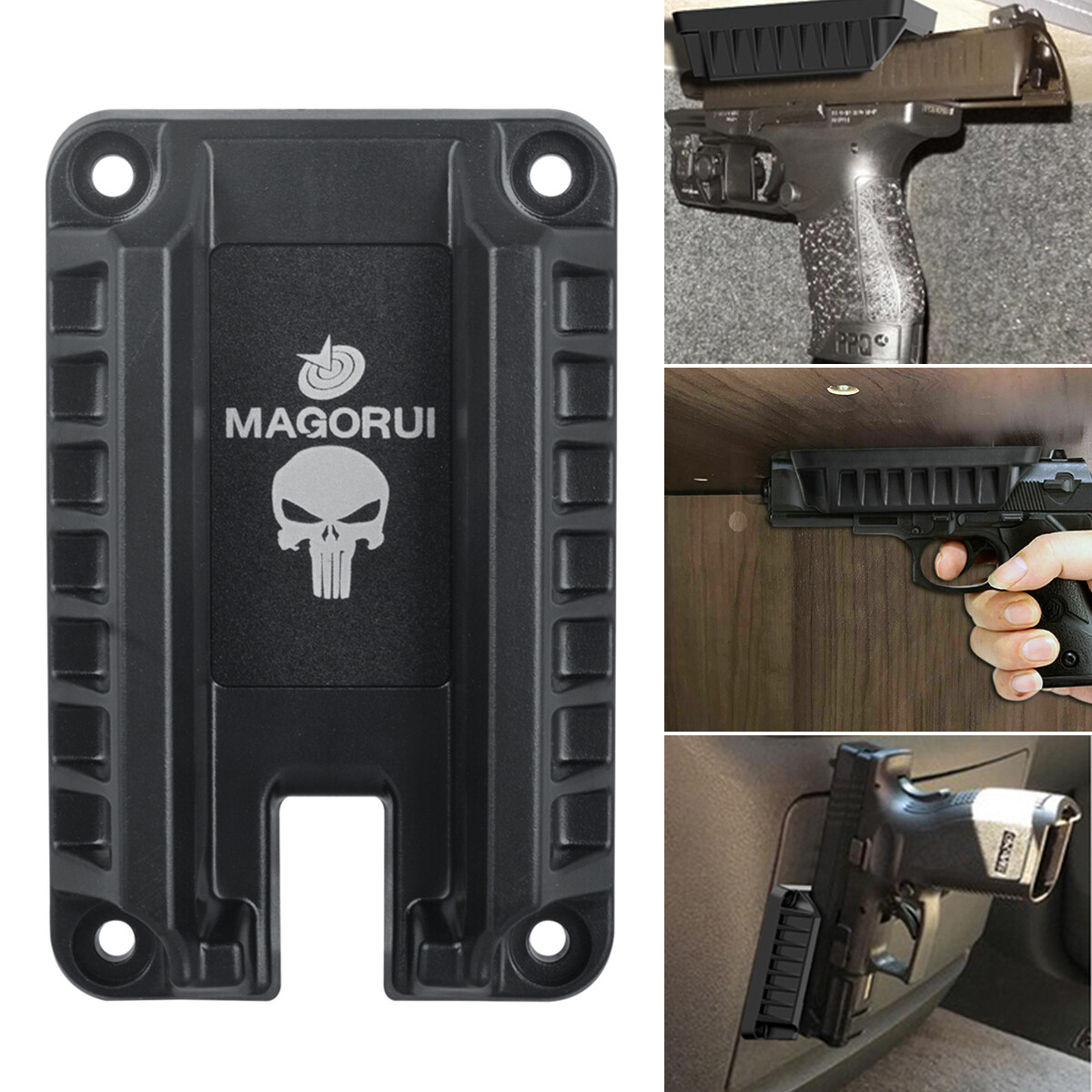 Handgun Mount Firearm Gun Holder for Truck Car Desk