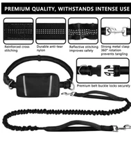 LANNEY Hands Free Dog Leash for Running/Walking/Jogging/Training/Hiking/Retracts
