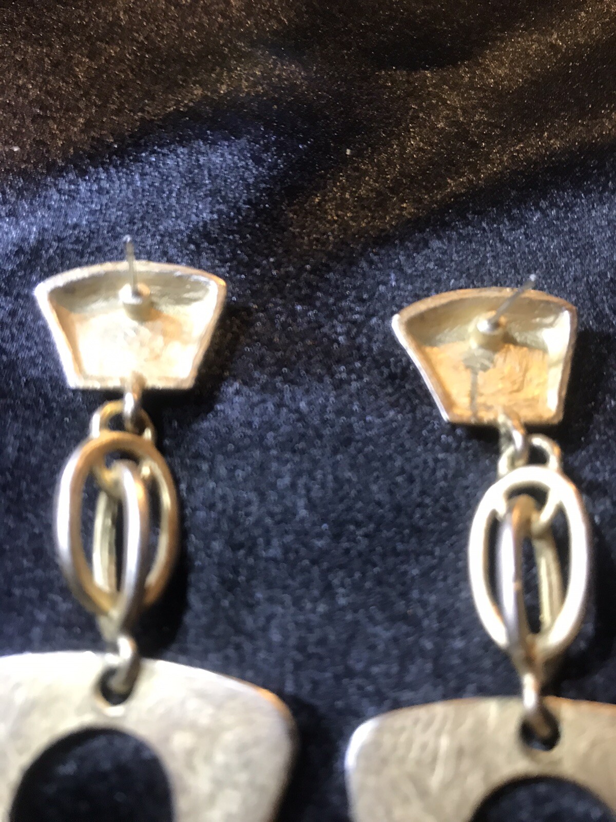 Hammered Handcrafted Dangle Geometric Design Earr… - image 8