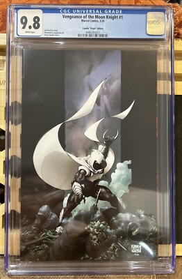 Vengeance Of Moon Knight 1 2024 9.8 CGC Capullo Virgin 1:50 Limited Edition Slab