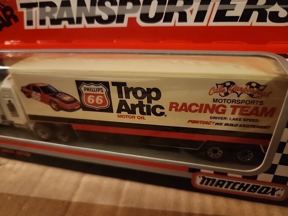 22 Matchbox 1991 Super Star Transporters Cale Yarborough Motorsports Lake Speed - Imagem 2 de 4