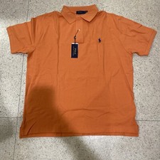 NWT Polo Ralph Lauren Mens Big  Tall Orange Polo Shirt Little Pony Sz Big 1X
