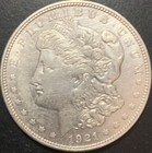 * 1921~D * 90% Silver Morgan Dollar * Last Year * Xf Condition * Us Coin Lot