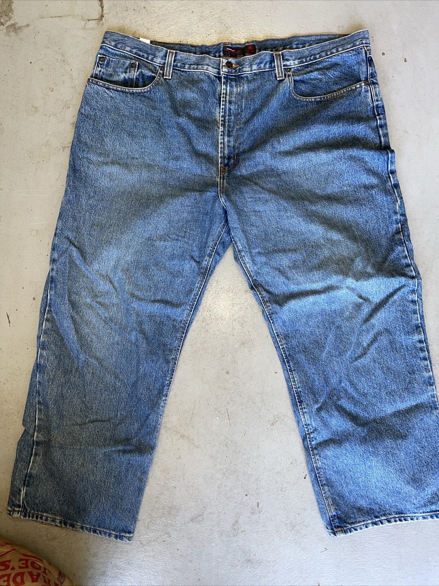 Perry Ellis America Classic Fit Straight Leg Blue Jeans Mens Size 46x29