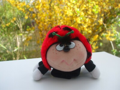 Peluche Doudou Coccinelle VINTAGE PELUCHE DOUDOU COCCINELLE