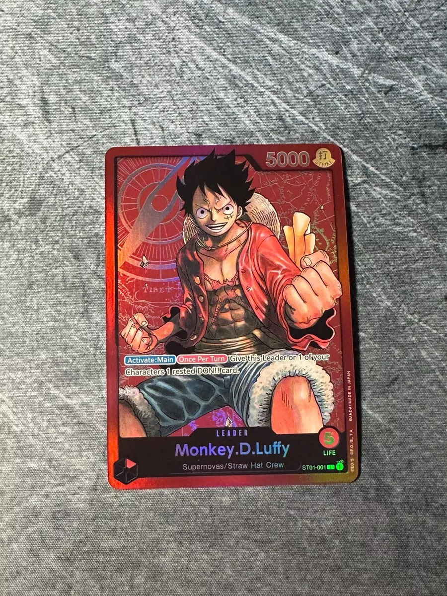 Monkey.D.Luffy (001) - Starter Deck 1: Straw Hat Crew - One Piece Card Game