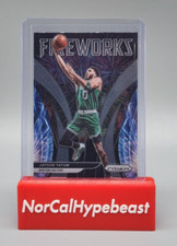 2021-22 Panini Prizm Basketball Jayson Tatum Fireworks Insert #15 Celtics