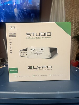 Glyph Technologies Firewire 800  2TB Professional External Hard Drive USB 3.0