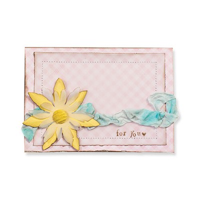 Spellbinders Stanz- und Prägeschablone Shapeabilitie Ausgefranste Blüten 2 tlg. 
