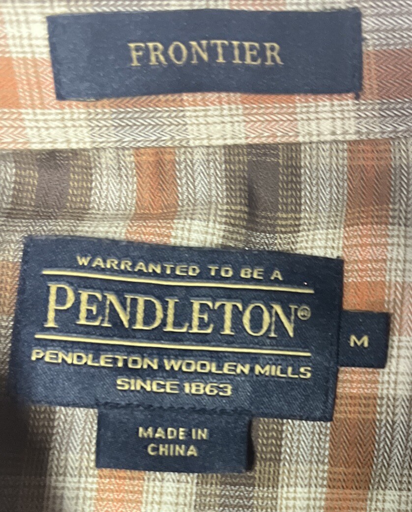 Pendleton Frontier Snap Button Shirt Double Breas… - image 4