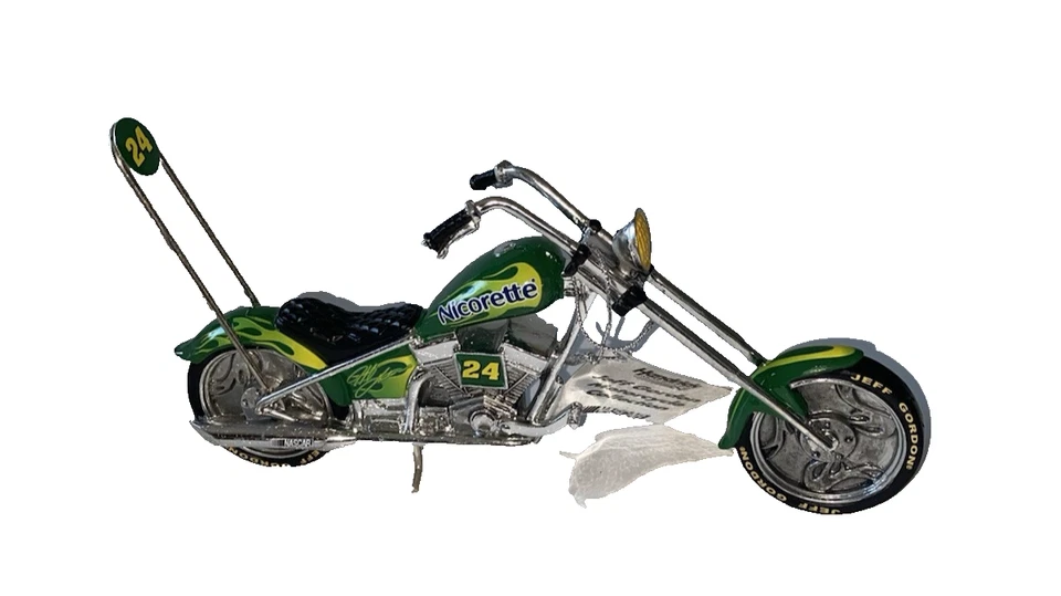 The Hamilton Collection Jeff Gordon Die-Cast Nicorette Motorcycle Model - Image 4 of 4
