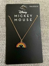 Disney Mickey Mouse Rainbow Pendant Necklace