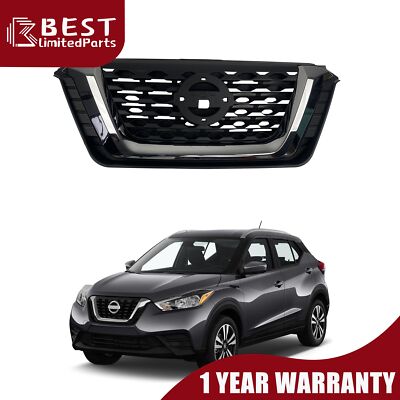 Front Upper Bumper Grille Assembly NI1200301 For 2018-2020 Nissan Kicks