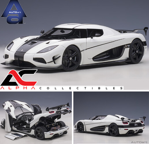 AUTOART 79021 1:18 KOENIGSEGG AGERA RS (WHITE/CARBON BLACK