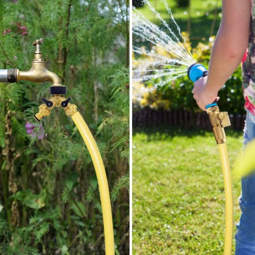 Aqualogis Connettore Tubo Valvola 3 Vie Forma Y Connettore Valvola per Giardino Timer - Foto 4 di 4