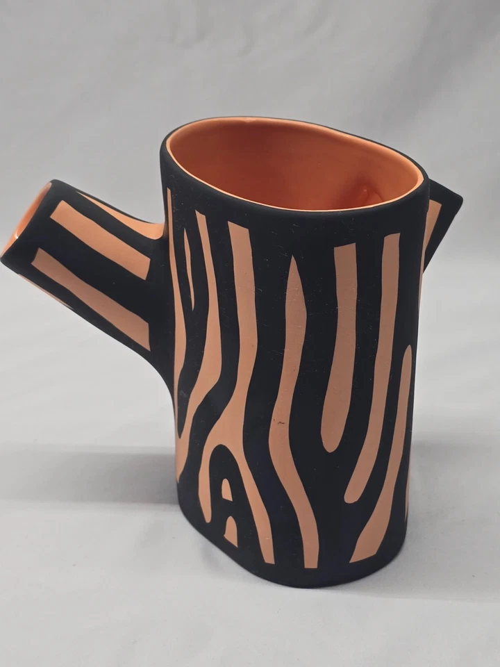 Jarrón decorativo tronco de árbol de heno de alta gama RICHARD WOODS diseñador 5,625" Dinamarca Foto 4 de 4