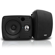 Pyle Outdoor Waterproof Wireless Bluetooth Speaker - 6.5 In 800 Watt, Black