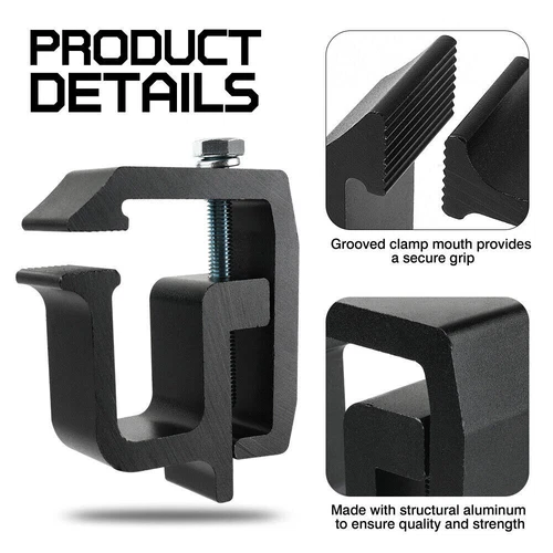 6PCS Ute Canopy Mounting Clamps Removable G Clamps fit most Truck Cover Cap NEW - Bild 2 von 15