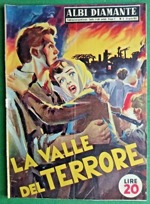LA VALLE DEL TERRORE-ROMANZO ALBI DIAMANTE -N.1 del 1952-RIF.8061
