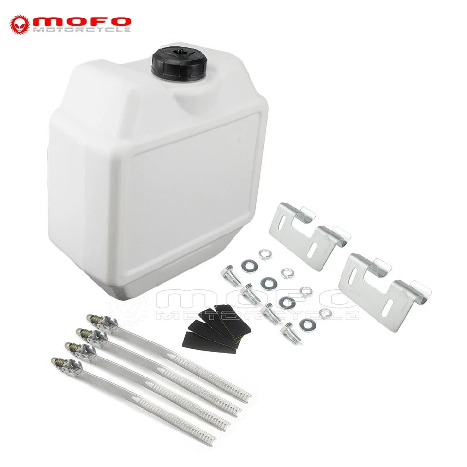 Front Fork Auxiliary Fuel Tank 1.3 Gal. For Honda CRF450F X CR125 XR400 CRF250X  - Imagem 3 de 4