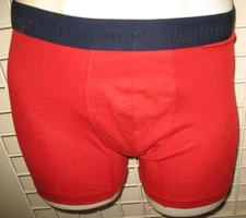 ISOTONER - NEW - SMALL - RED - COTTON BLEND  BOXER SHORTS