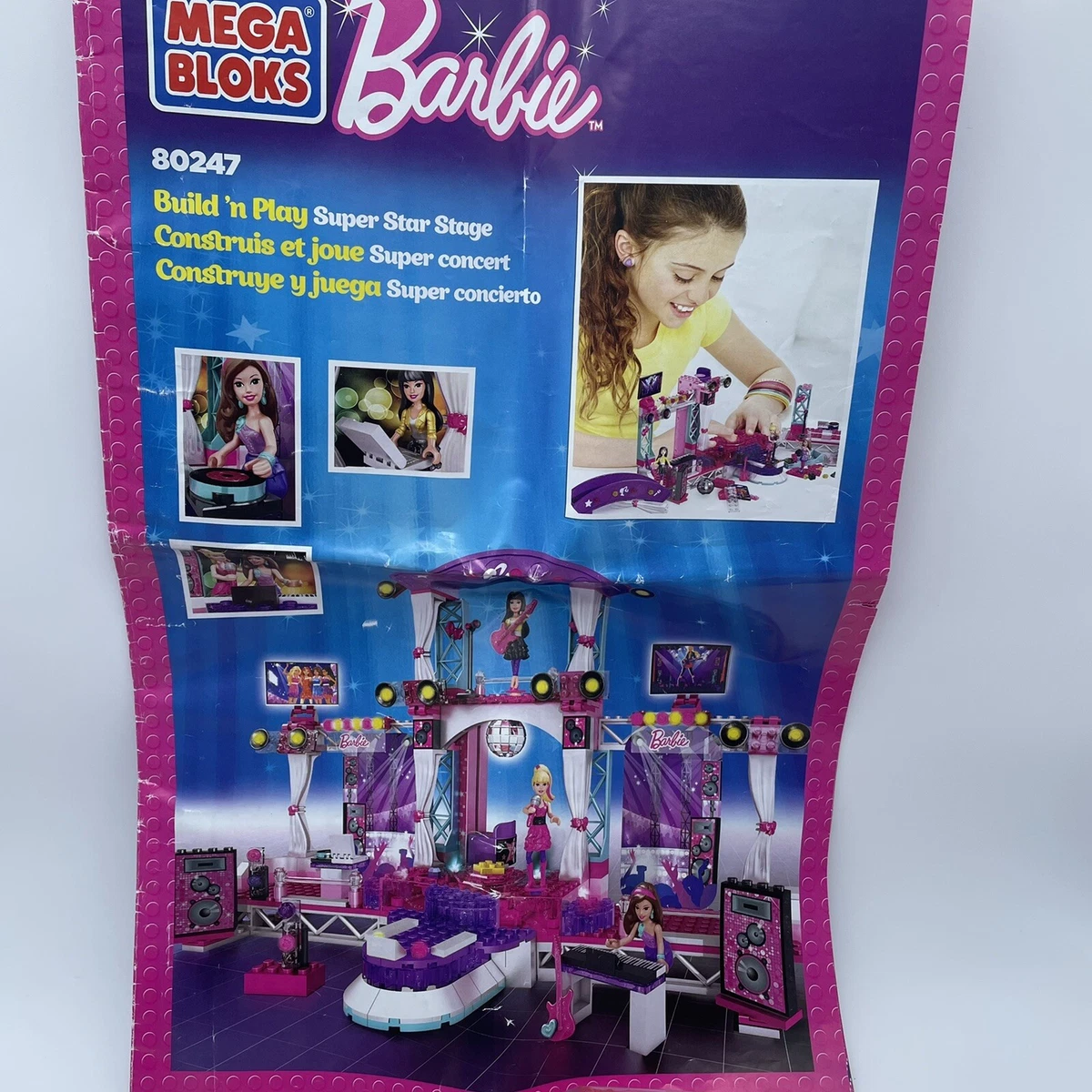 Mega bloks barbie superstar stage 2025