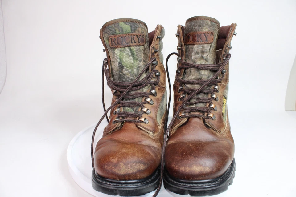 BOTAS Rocky Gore-Tex Marrón Camuflaje Cuero Talla 8.5 M, 8212 Hombre Foto 3 de 4