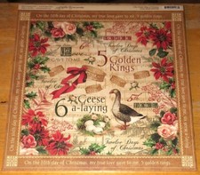 SALE Graphic 45 Twelve Days of Christmas Coll.Gold Rings 25 sheets 12"x12"