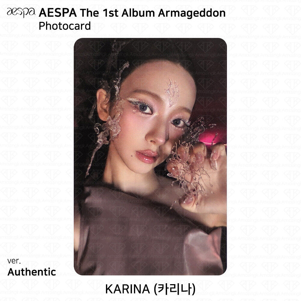 Aespa The 1st Album Armageddon Official Photocard Authentic Aespa The 1st Album Armageddon Official Photocard Authentic
