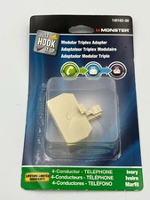 Monster Cable Modular Triplex Adapter Ivory 140162-00 NEW