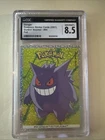 2001 POKEMON STICKER CARDS DUNKIN' BOOMER FOIL #94 GENGAR CGC 8.5