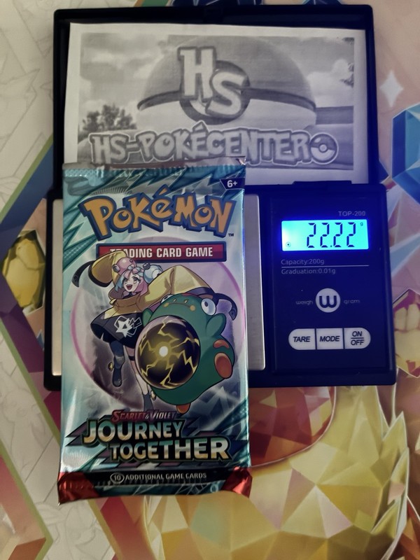 Heavy! Over 22.22g Gram Pokemon Journey Together Booster Pack Sealed