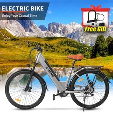 2025 E-Bike 26'' Electric Bike for Adults City Bicycle Commuter Ebike 750W Motor