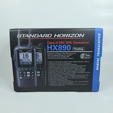 Standard Horizon HX890NB Handheld VHF Blue Floating Class H Two-Way Radio MINT