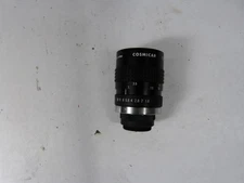 Cosmicar 50mm F/1.8 C-Mount Auto Iris TV Lens 1:1.8 CCTV USED
