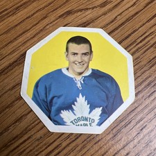 1961-62 York Peanut Butter Yellow Back  # 27 dave keon