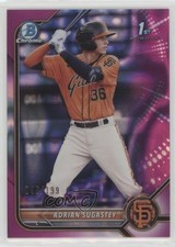 2022 Bowman Chrome Prospects Fuchsia Lava Refractor 40/199 Adrian Sugastey 0i1b