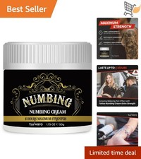 Numbing Cream Extra Strength 50mL Fast-Absorbing Emu Oil Arnica Non-Greasy