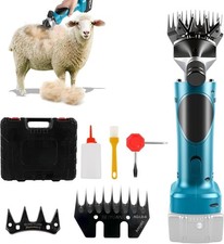 Cordless Sheep Shears with 2 Blades, 550W 2800rpm Electric Sheep Clippers