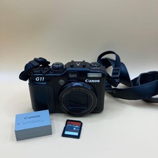 Canon PowerShot G11 PC1428 Digital Camera Black Excellent Condition Now