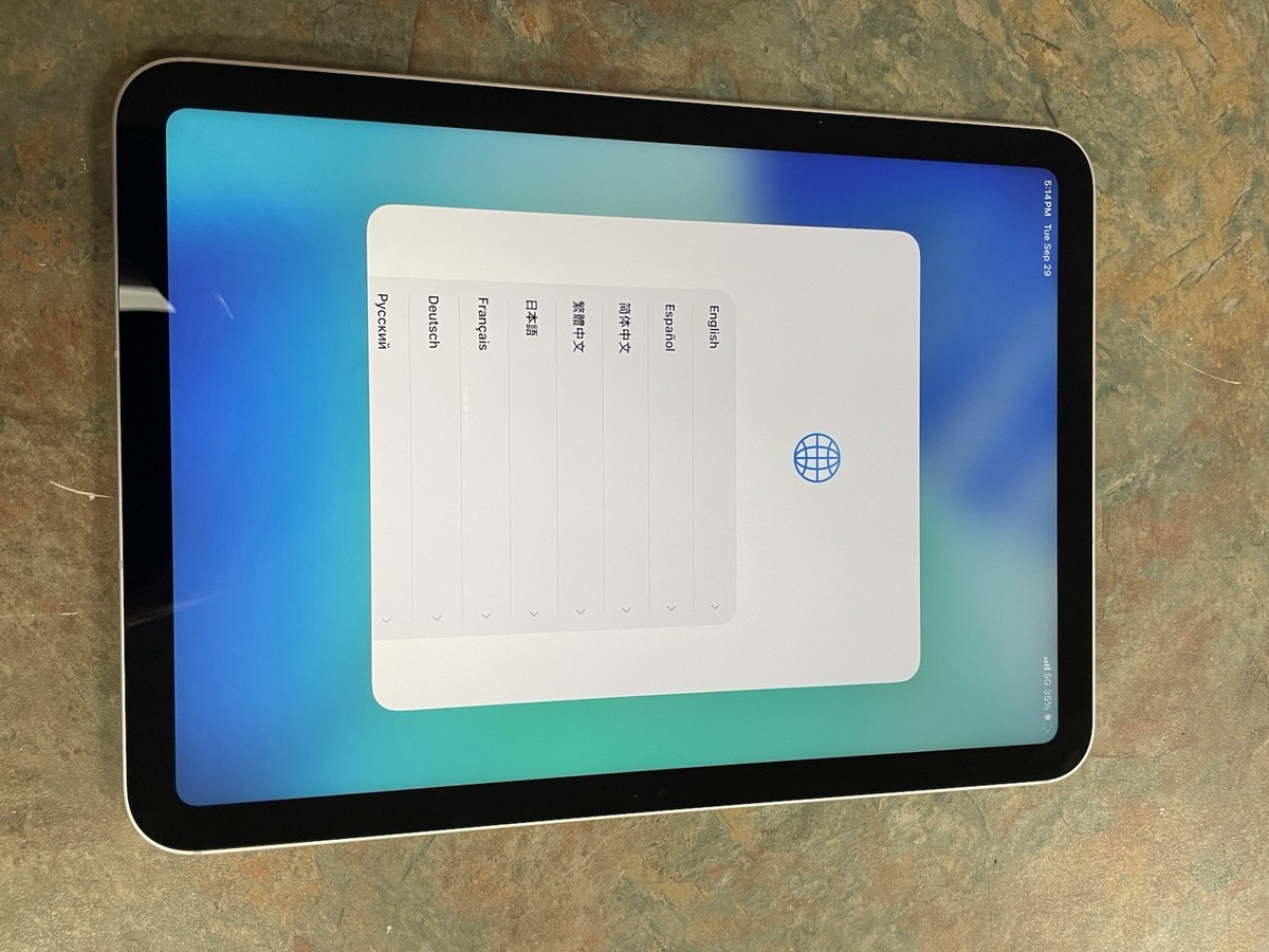 Unlocked Apple iPad 10TH Gen A2757 64GB Wi-Fi + 5G 10.9